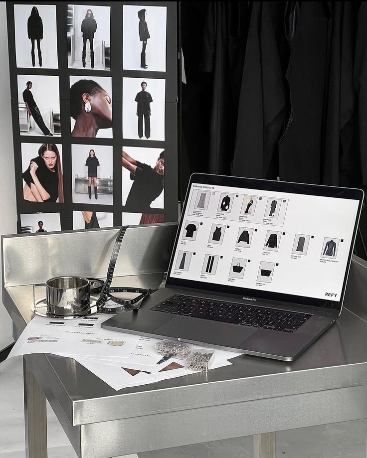 Handwritten stylist notes